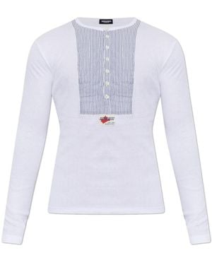 DSquared² Long Sleeve Tops - Blanco