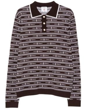 CASABLANCA Polo Shirts - Brown