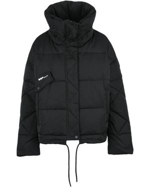 OOF WEAR Jassen ,Zwart ,Leer Piumino Coat