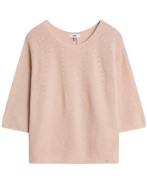 Cinque Truien & Vesten ,Roze ,Katoen Ciblumo Pullover - Naturel