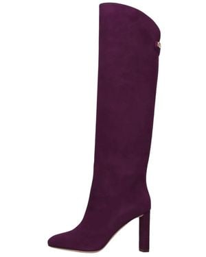 Maison Skorpios High Boots - Purple