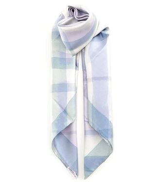 Burberry Silky Scarves - Blu