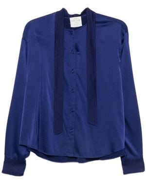 forte_forte Overhemden ,Blauw ,Shirts