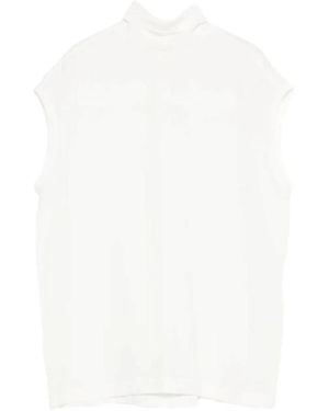 Brunello Cucinelli Mouwloze Coltrui - Wit