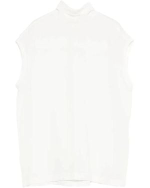Brunello Cucinelli Mouwloze Coltrui - Wit
