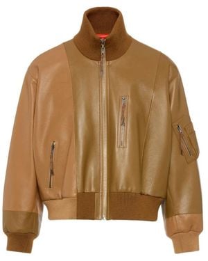 Maison Margiela Leather Jackets - Brown