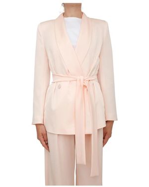 Max Mara Jassen ,Roze ,Polyester Giacca
