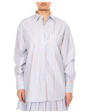 Lacoste Overhemden ,Veelkleurig ,Katoen Shirts - Blauw