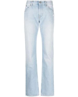 The Attico Sky High-Waisted Denim Jeans - Blau