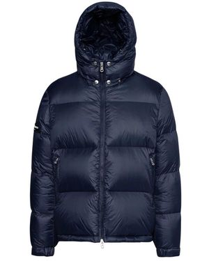 White/space Down Jackets - Blue