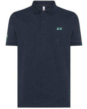 Sun 68 Polo Shirts - Blue