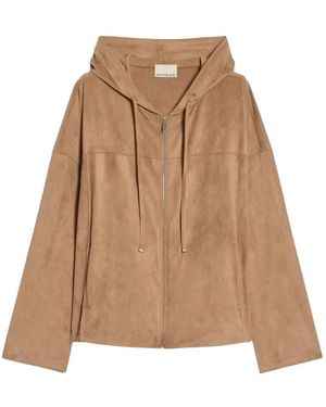 Pennyblack Jassen ,Polyester Pbjgocce Jersey Jas Met Capuchon - Naturel