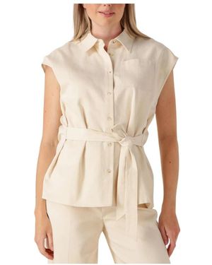 Another Label Overhemden ,Liliam Shirt - Naturel