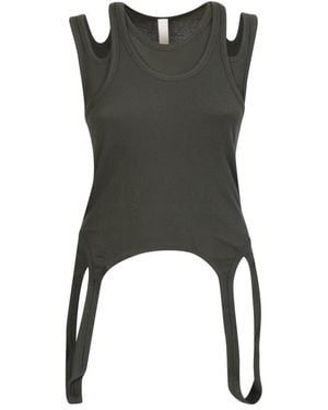 Dion Lee Tops > Sleeveless Tops - Zwart