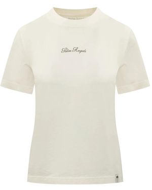 Palm Angels T-Shirts - Blanco