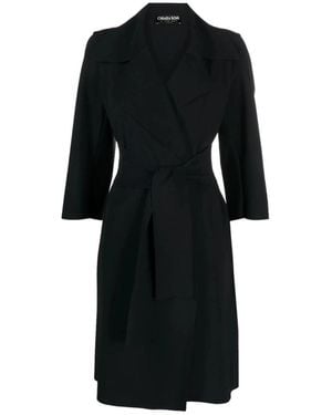 Chiara Boni Belted Coats - Black