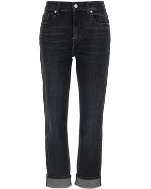 7 For All Mankind Relaxed Skinny Blacky Jeans - Blauw