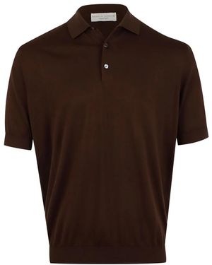 FILIPPO DE LAURENTIIS Polo Shirts - Brown