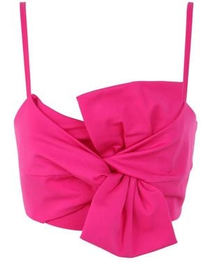 P.A.R.O.S.H. Sleeveless Tops - Pink