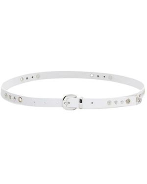 Closed Accessoires ,Wit ,Leer Studded Leather Belt