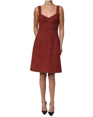 Dolce & Gabbana Short Dresses - Red