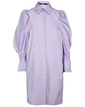 KARL LAGERFELD Cotton Dress - Purple