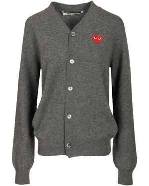 COMME DES GARÇONS PLAY Cardigans - Gris