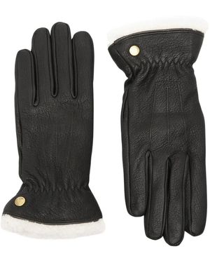 Barbour Bainford Leren Handschoenen - Zwart