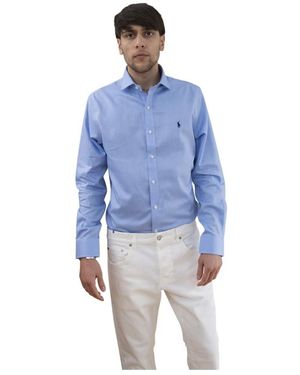 Polo Ralph Lauren Overhemden ,Blauw ,French Collar Shirt