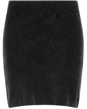 Alexander Wang Chenille Minirok - Zwart