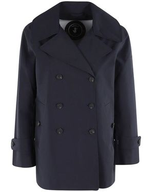 Save The Duck Double-Breasted Coats - Bleu