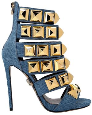 Philipp Plein High Heel Sandals - Blauw