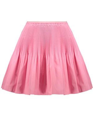 RED Valentino Geplooide Taffeta Rok - Roze