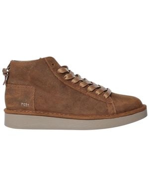 Pànchic Lace-Up Boots - Marrón