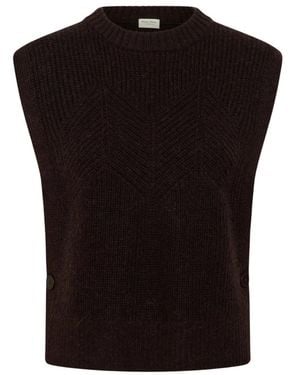 Part Two Rundhals-Strickpullover - Schwarz