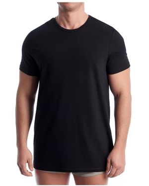Calvin Klein Tops ,Zwart ,Katoen Katoenen Stretch T-Shirt Pack