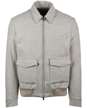 Luigi Borrelli Napoli Bomber Jackets - Grey