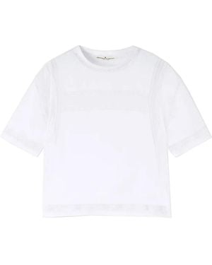Ermanno Scervino Lässiges Baumwoll T-Shirt - Weiß