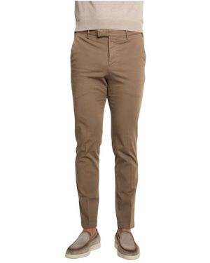 PT Torino Slim-Fit Trousers - Neutre