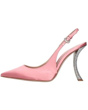 Gedebe Schoenen ,Roze ,Satijn Met Hak Roze