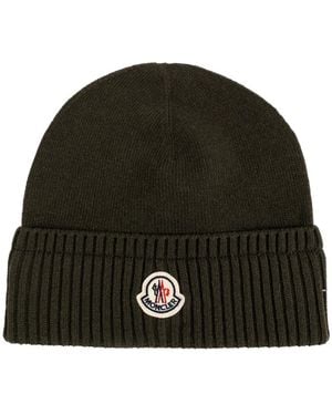 Moncler Wolmuts Met Logopatch - Groen