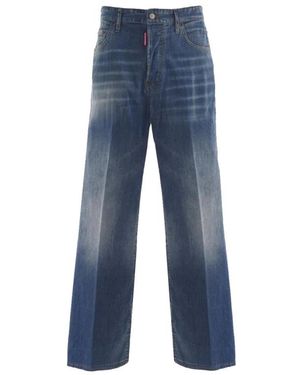DSquared² Rechte Jeans - Blauw