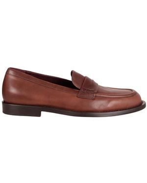 Pomme D'or Schoenen ,Bruin ,Leer Gender Loafer - Rood
