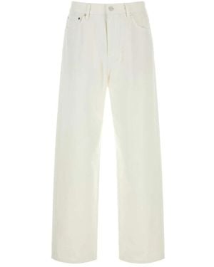 Jil Sander Straight Fit Jeans - White