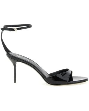 Paris Texas High Heel Sandals - Black