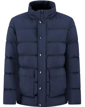 Herno Jassen ,Blauw ,Hooded Quilted Parka