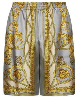Versace Casual Shorts - Yellow