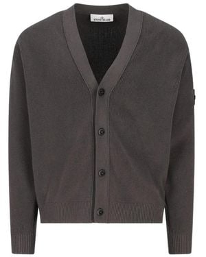 Stone Island Truien & Vesten ,Bruin ,Katoen Maglia - Grijs