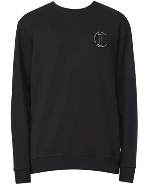 Just Cavalli Felpa Logo - Zwart