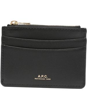 A.P.C. Wallets & Cardholders - Negro